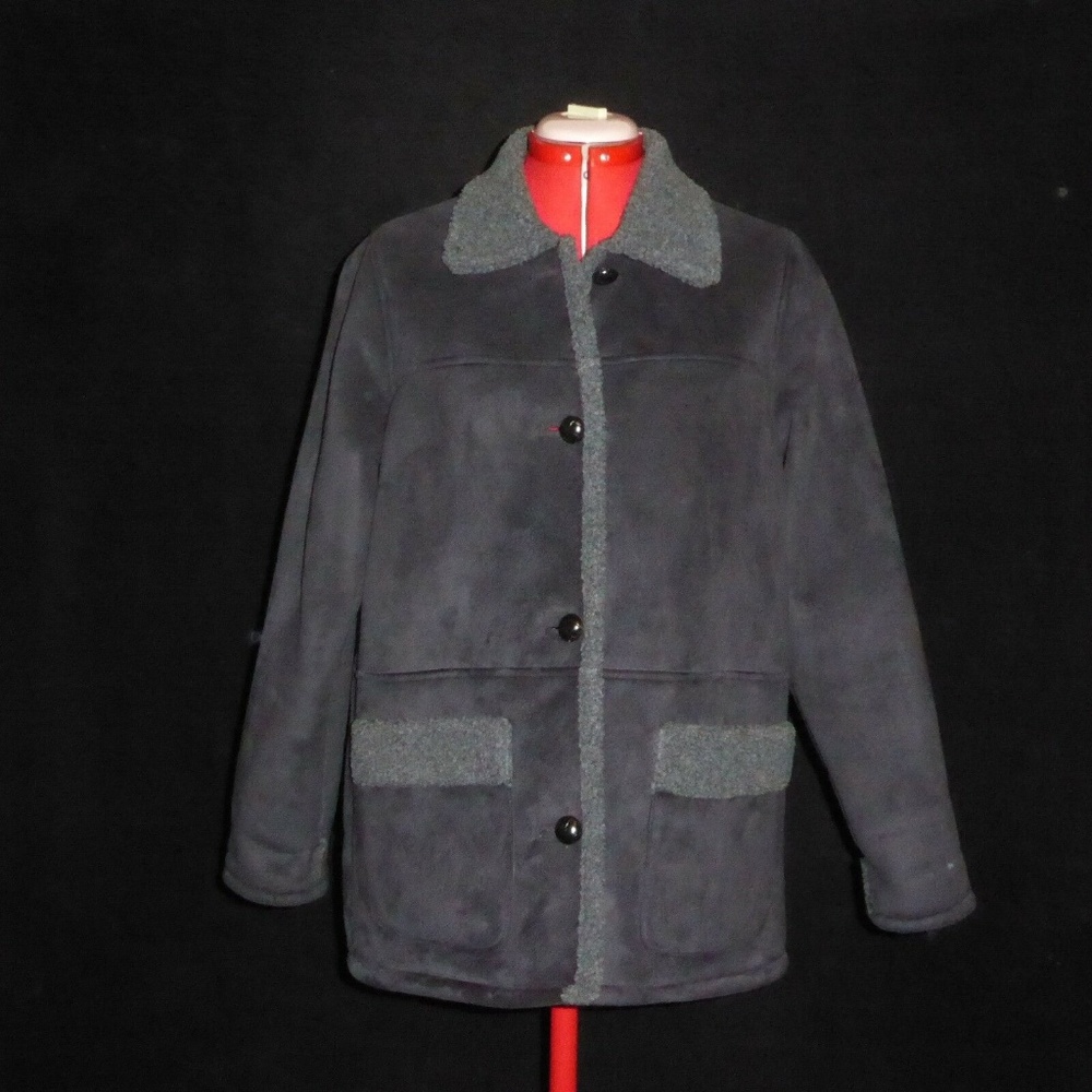 Ralph LAUREN Winter Faux Suede Sherpa Lined Jacket